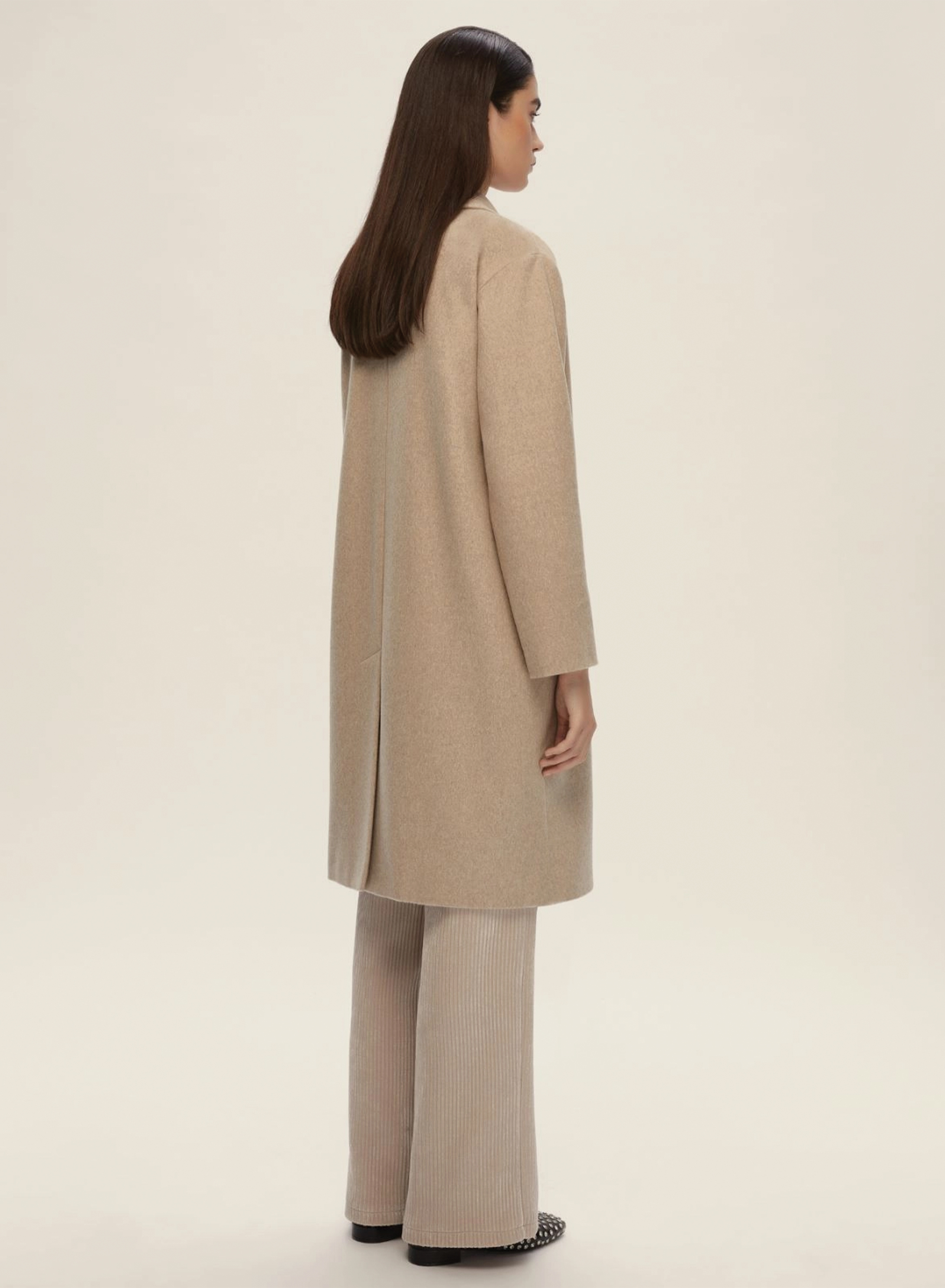 Off White στραυροκούμπωτο μάλλινο Παλτό Emme Marella - 1