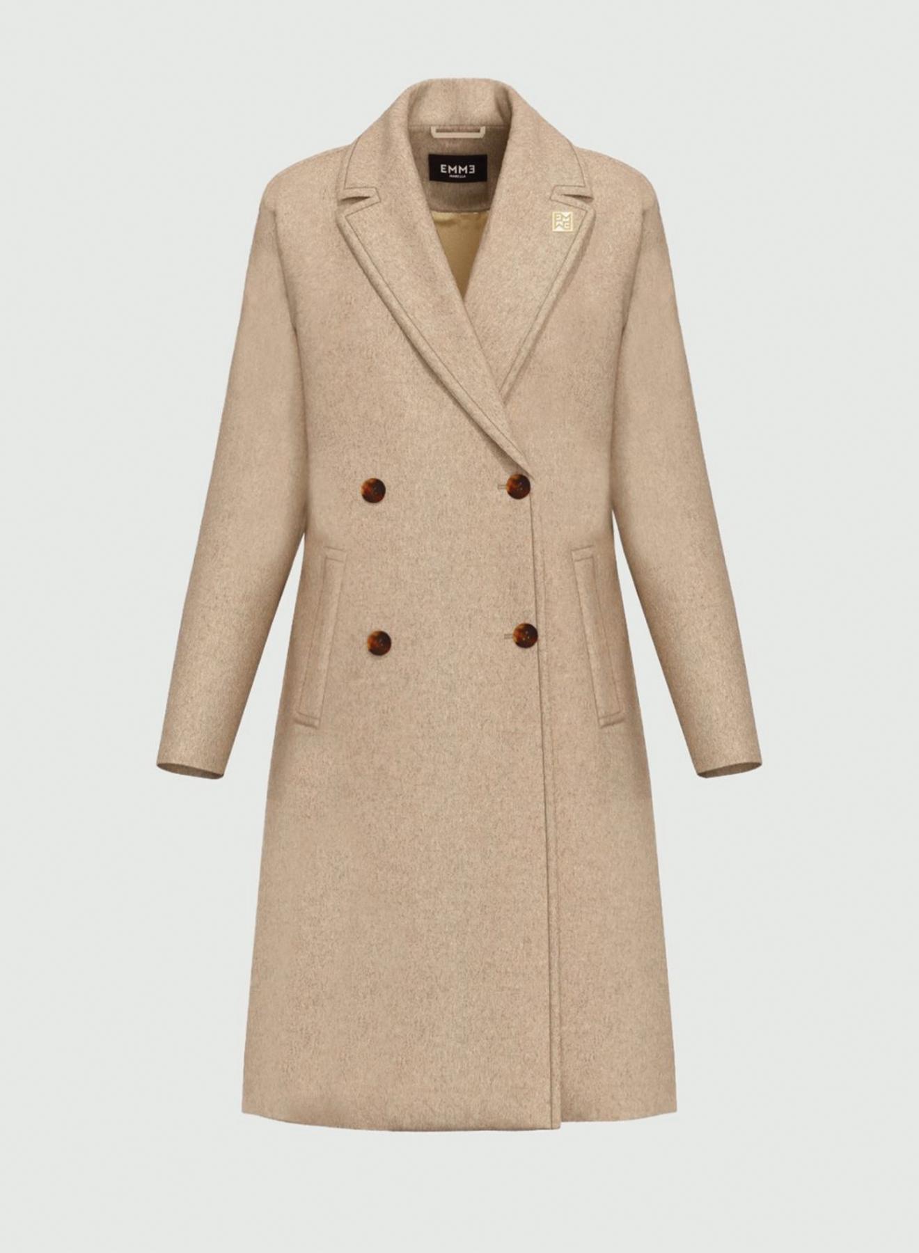 Off White στραυροκούμπωτο μάλλινο Παλτό Emme Marella - 5