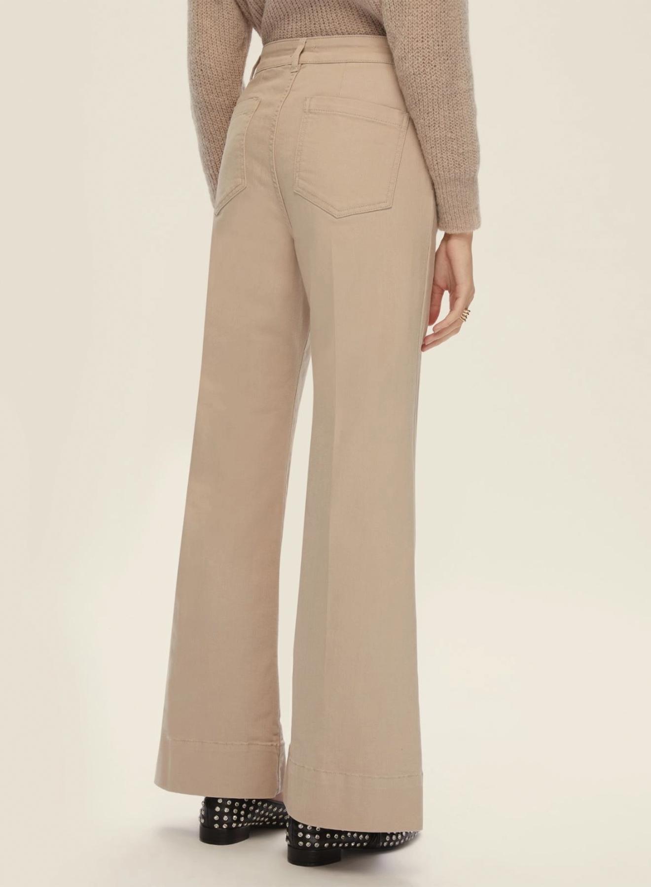 Off White flared Trousers with patch pockets Emme Marella - 2