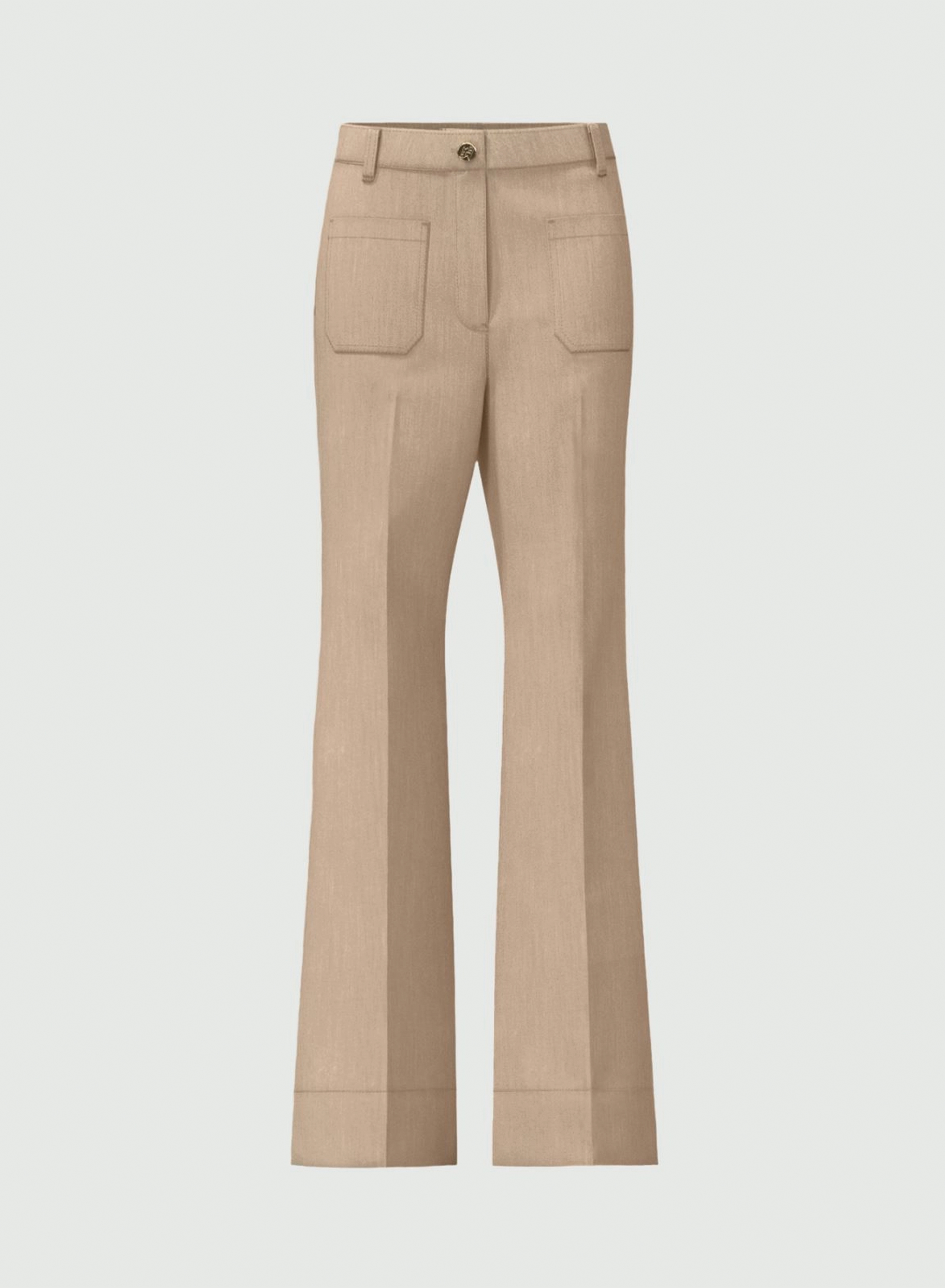 Off White flared Trousers with patch pockets Emme Marella - 4