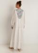 White-Ciel long new All Over Dress with long sleeves Greek Archaic Kori - 2