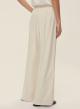 Ecru straight fit Trousers Emme Marella - 2