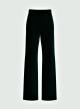Straight-fit velvet trousers - 0