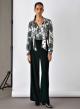 Straight-fit velvet trousers - 1