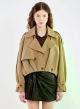 Camel short baloon Trench Coat Vicolo - 1