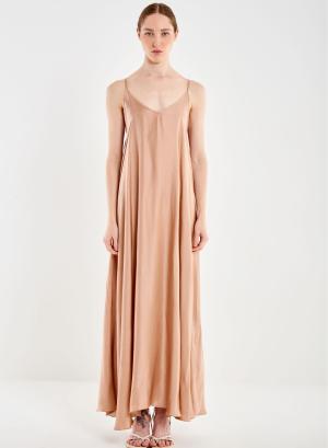 Nude silky touch Φόρεμα με τιράντες Vicolo - 57577