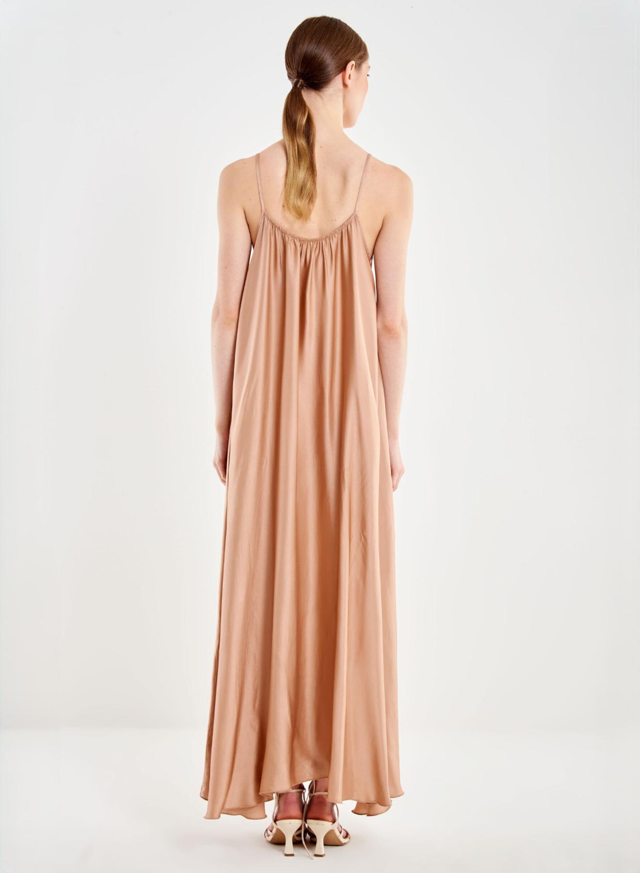 Nude silky touch Φόρεμα με τιράντες Vicolo - 3