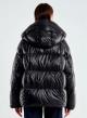 Black down Jacket with hood Vicolo - 2