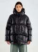 Black down modular Jacket with hood and with detachable parts Vicolo - 1