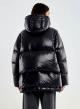 Black down modular Jacket with hood and with detachable parts Vicolo - 2
