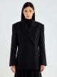 Black double breasted Jacket Vicolo - 0
