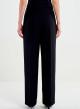 Black straight fit Trousers Vicolo - 2