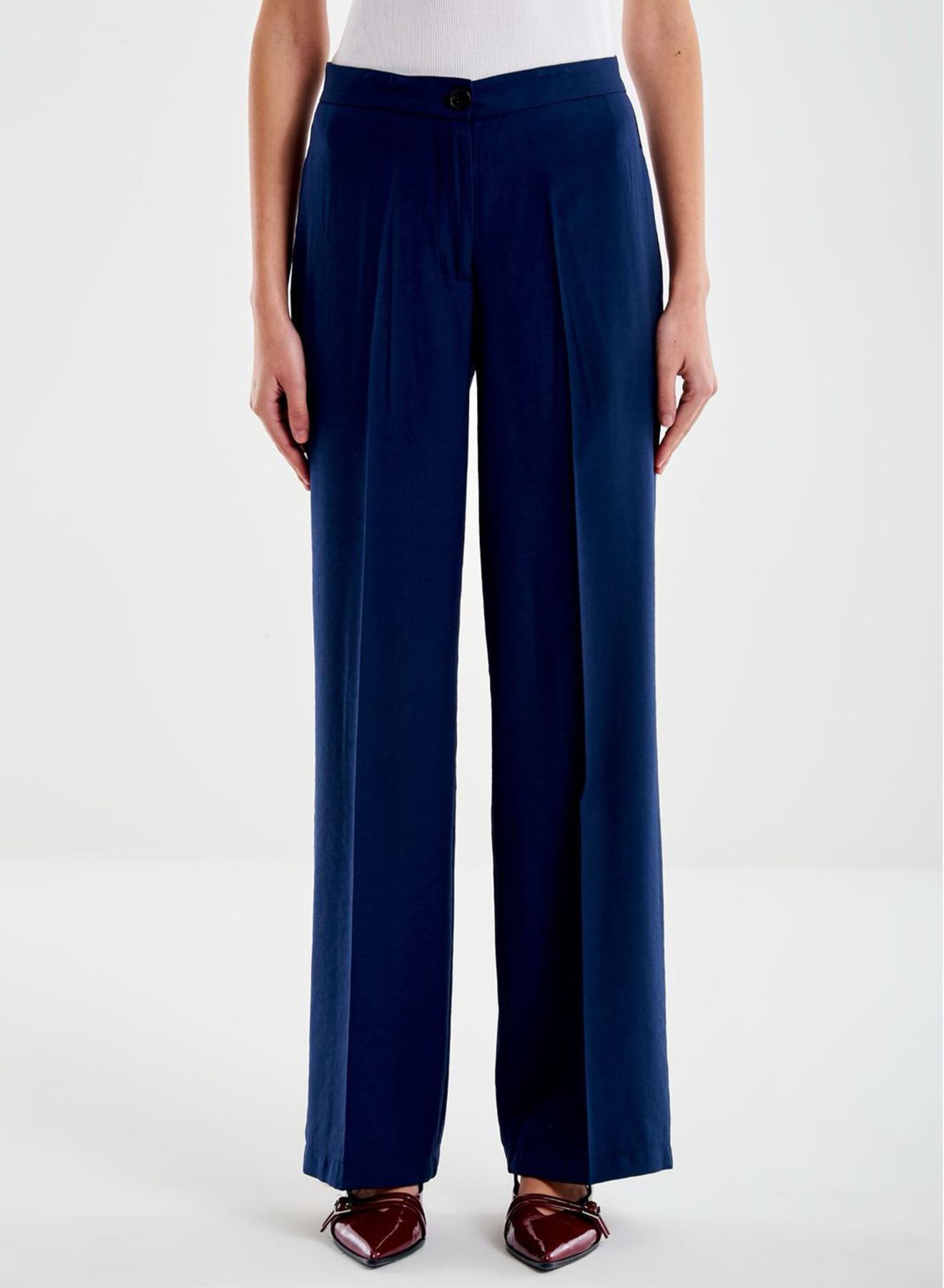 Blue straight legs Trousers Vicolo - 2