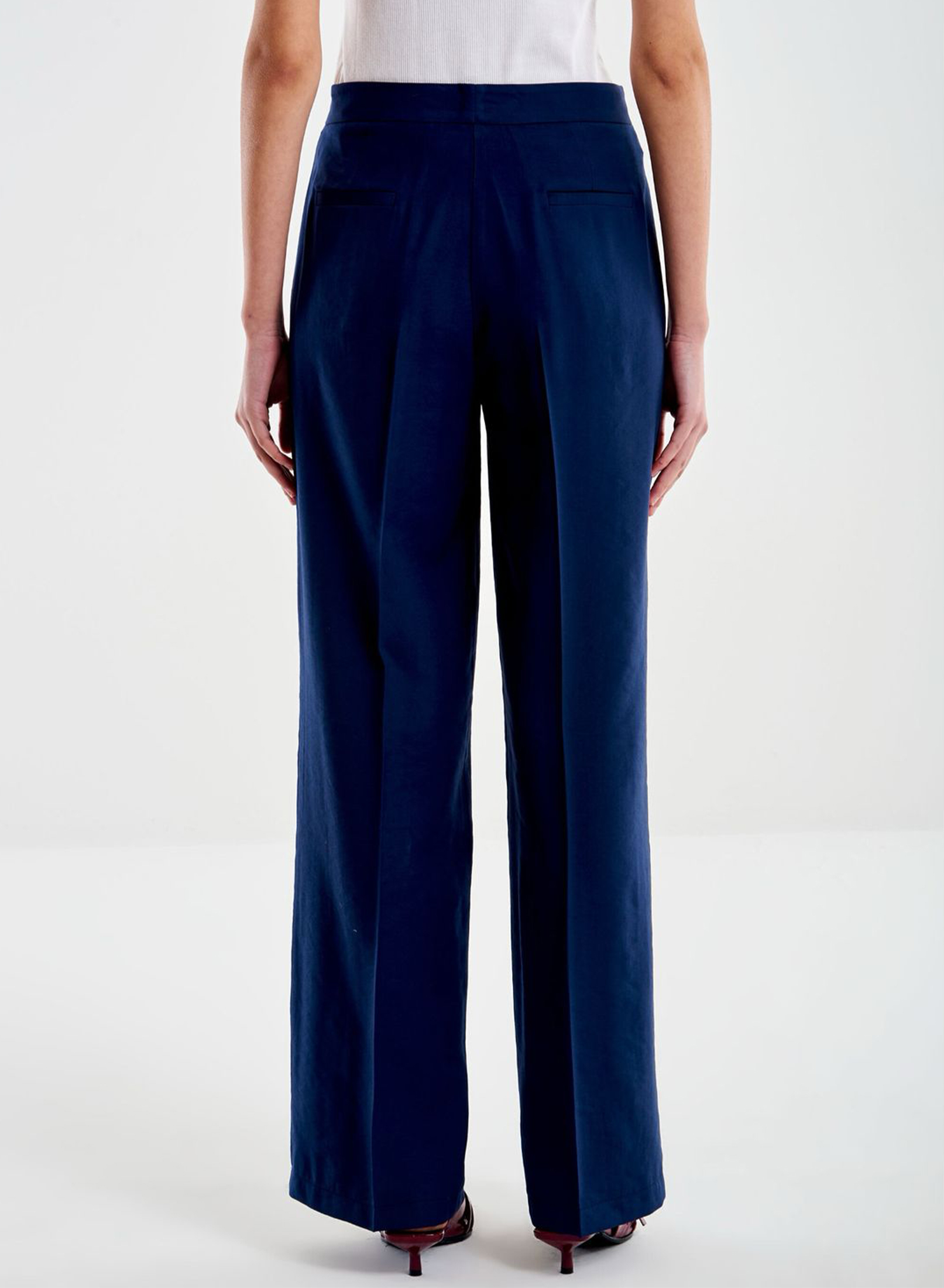 Blue straight legs Trousers Vicolo - 2