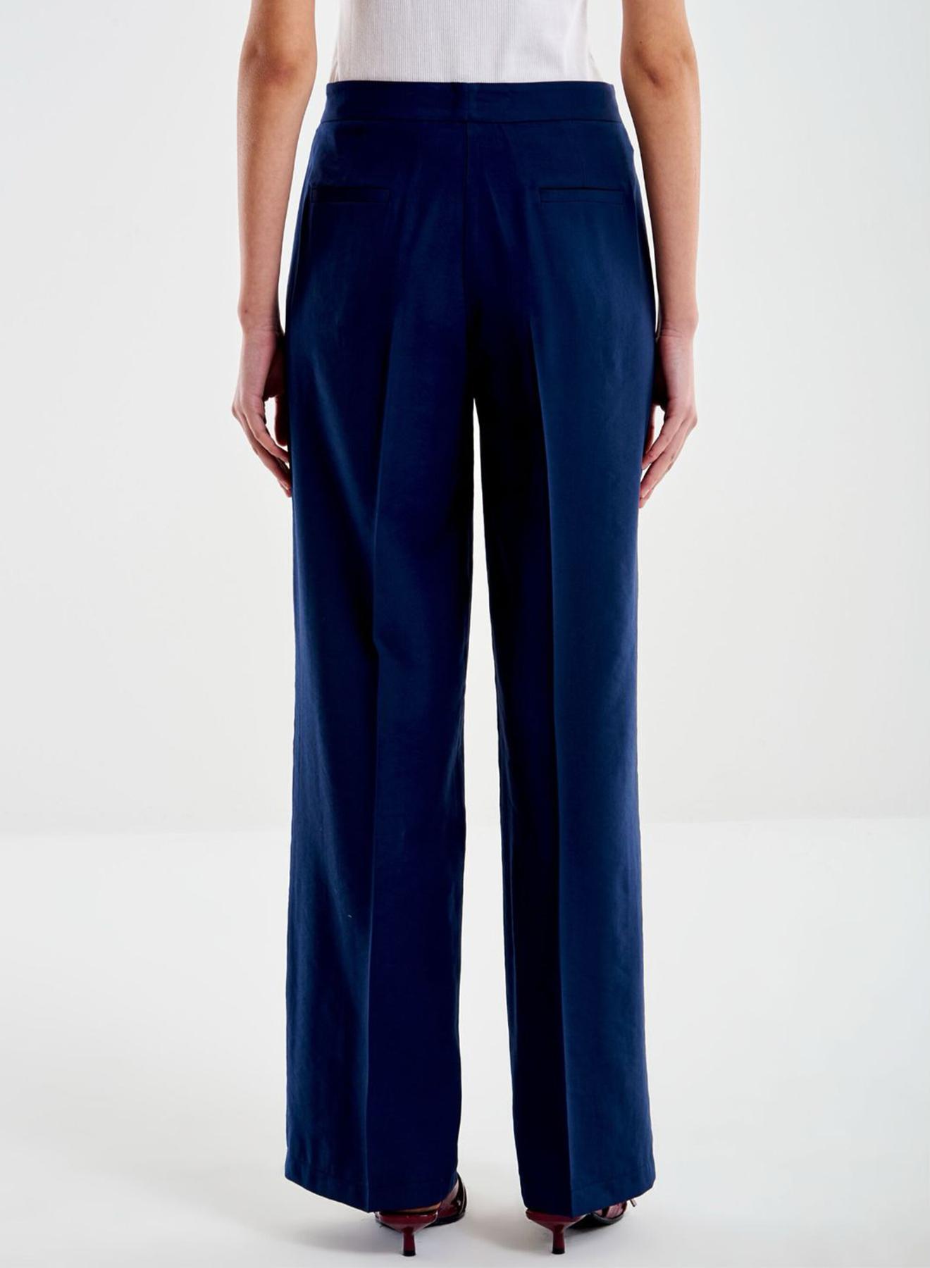 Blue straight legs Trousers Vicolo - 3