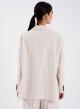 Σακάκι oversized Lurex με ρίγες - 2