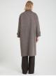 Taupe double breasted Coat Viclolo - 3