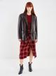 Brown real Leather Jacket with two buttons and front pockets Vicolo - 0