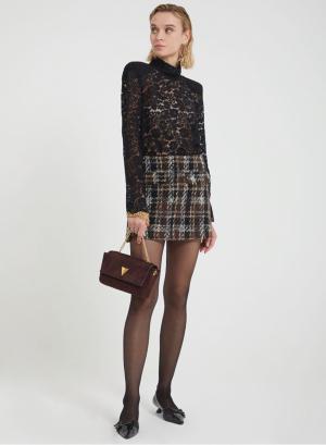 Σοκολά tweed Φούστα Vicolo - 49419