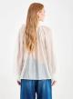 Ecru Blouse with a tie collar Vicolo - 2