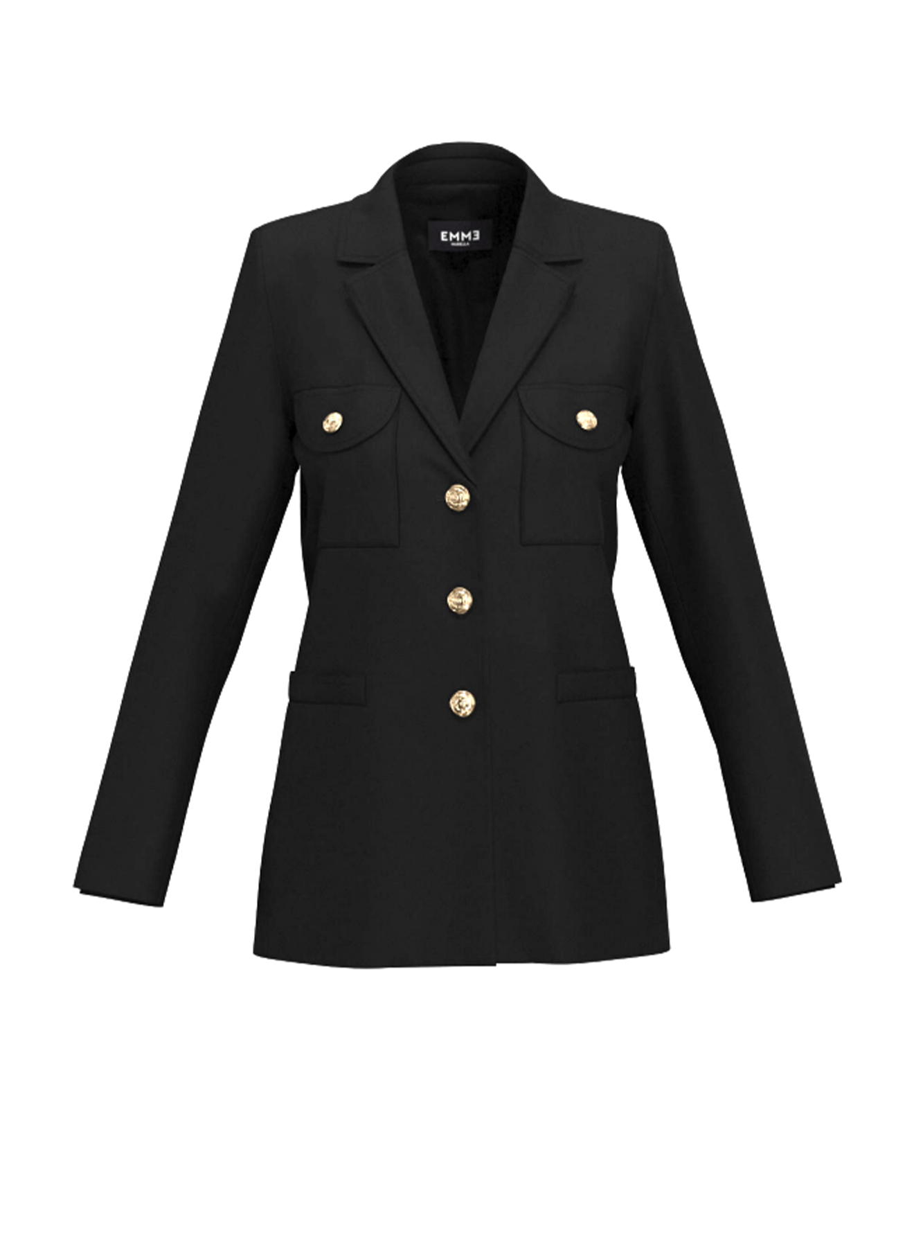 Jacket with metal buttons - 2