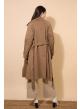 Double-breasted trench coat with belt - 1