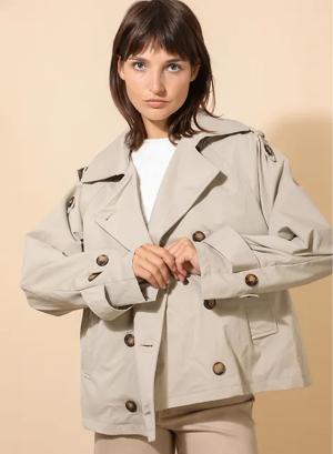 Short trench coat - 23128