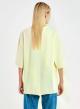 Κίτρινο Παλ βαμβακερό oversized T-Shirt Vicolo - 1