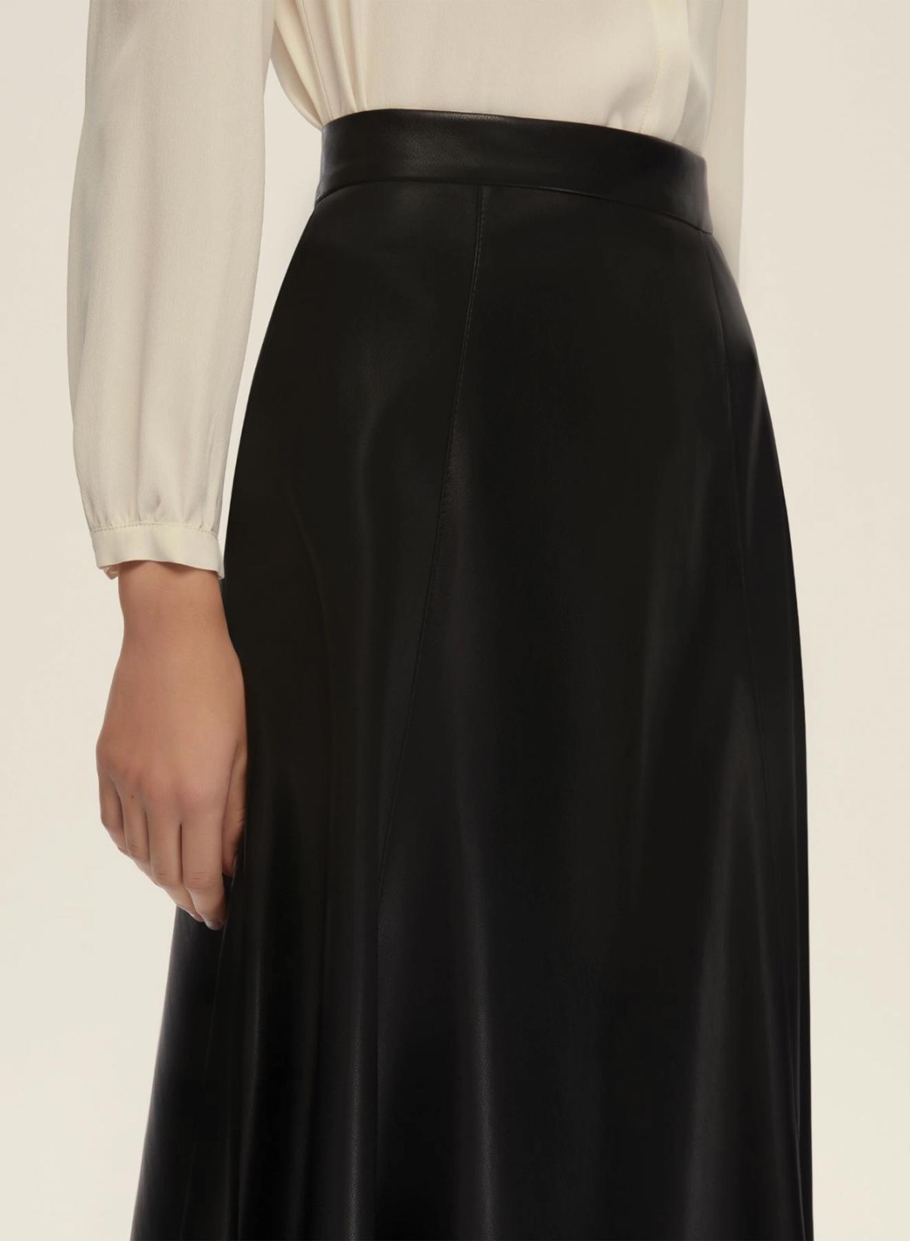 Black eco leather Skirt Emme Marella - 4