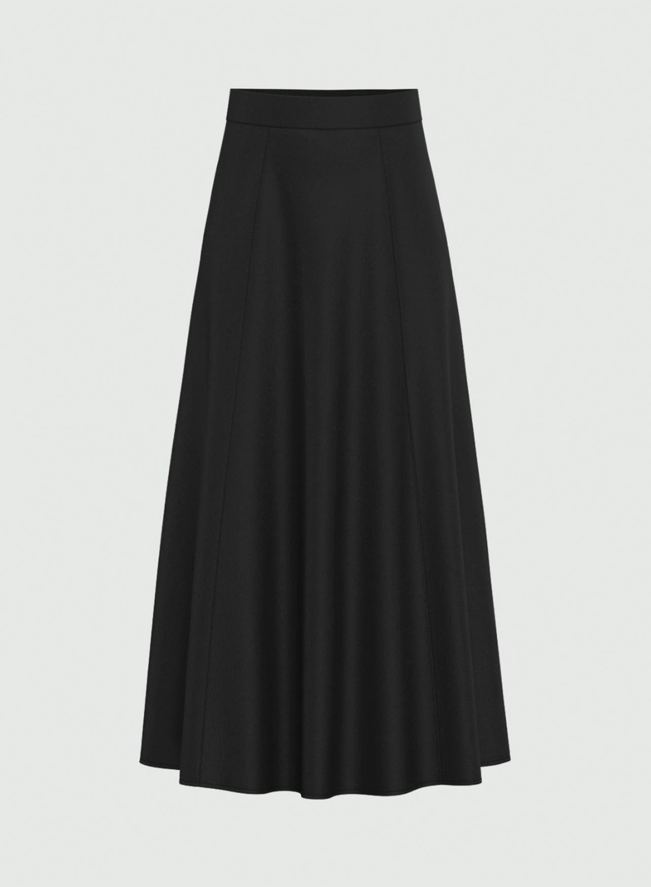 Black eco leather Skirt Emme Marella - 5