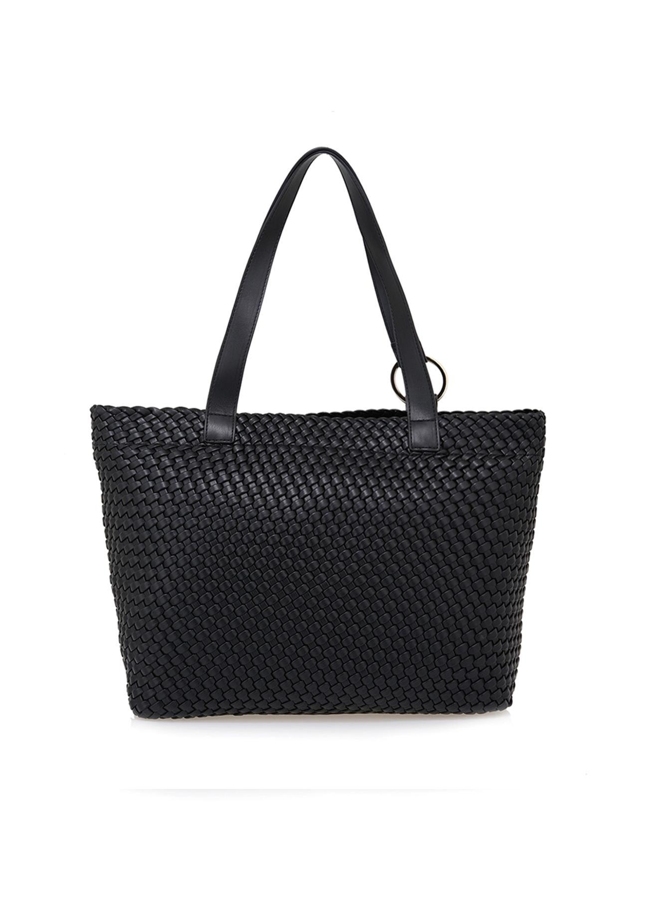Μαύρη πλεκτή Τσάντα ώμου Valentino Bags - 3