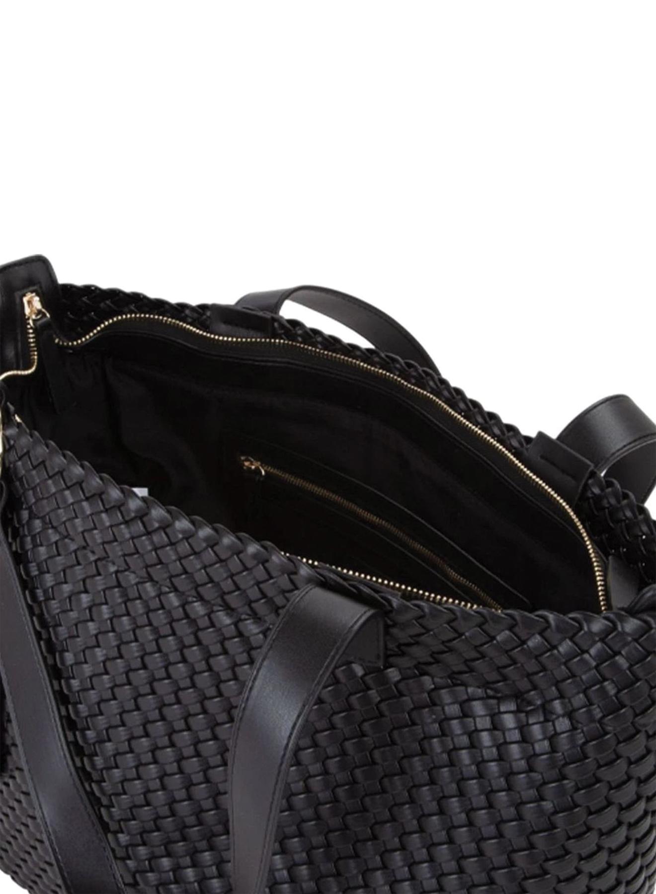 Μαύρη πλεκτή Τσάντα ώμου Valentino Bags - 4