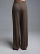 Taupe wide legs Trousers with pleats Emme Marella - 4