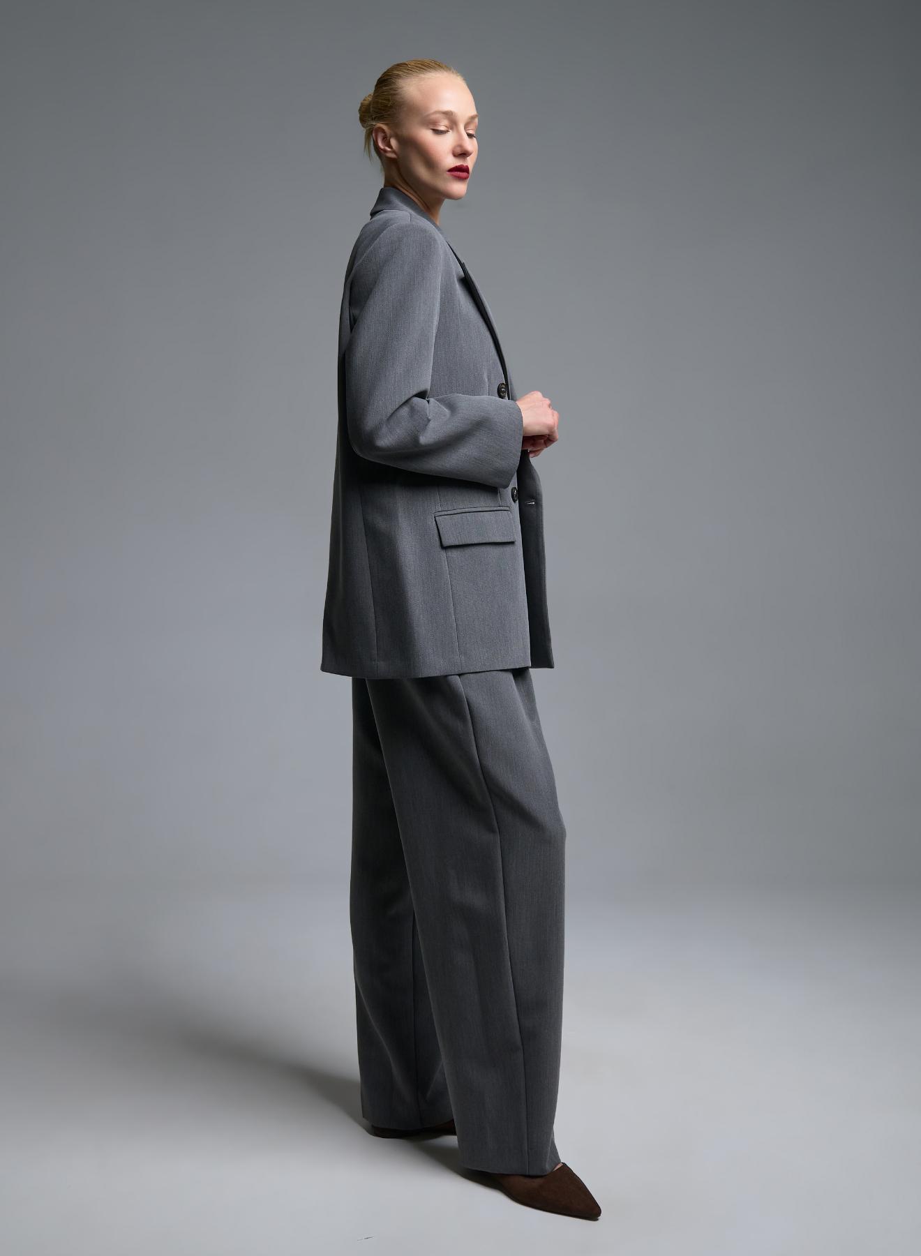 Grey double breasted Jacket Vicolo - 4
