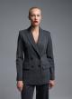 Grey stretch double breasted Jacket Emme Marella - 0