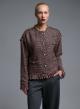 Bordeaux Jacket with fringes and decorative buttons Imperial - 1