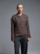 Bordeaux Jacket with fringes and decorative buttons Imperial - 0