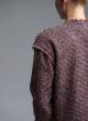 Bordeaux Jacket with fringes and decorative buttons Imperial - 4
