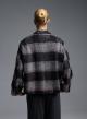 Grey-Bordeaux plaid Jacket Vicolo - 4