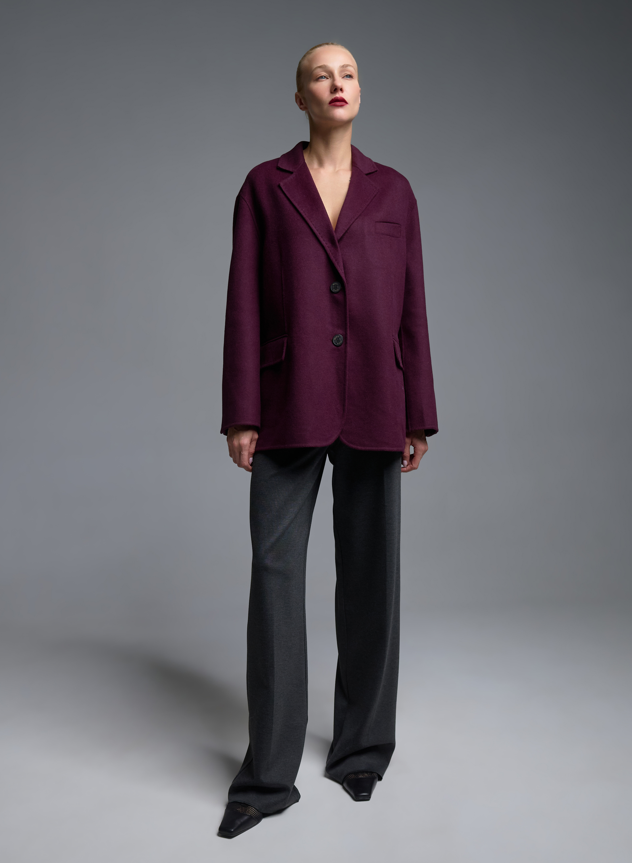 Bordeaux Cardigan Coat Vicolo - 1