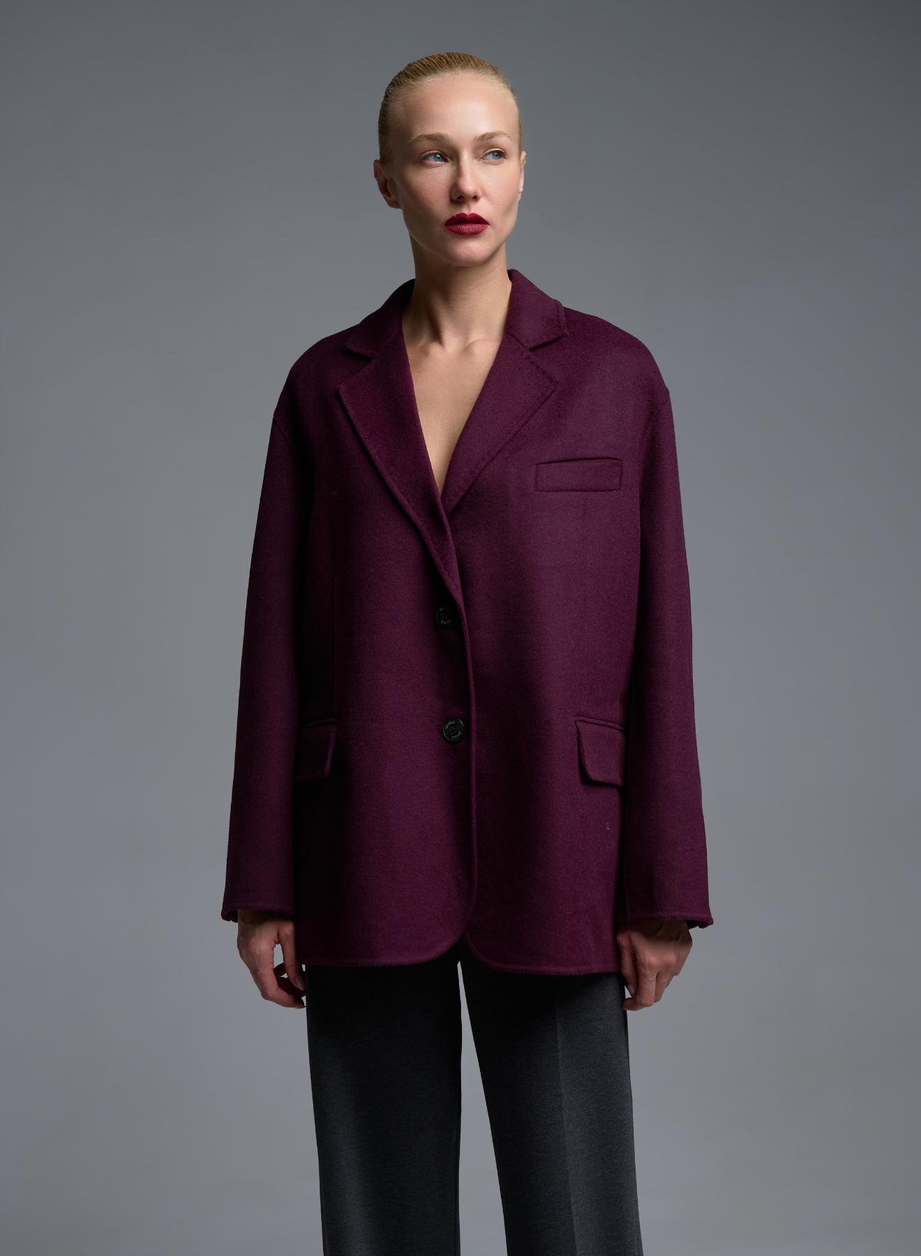 Bordeaux Cardigan Coat Vicolo - 1