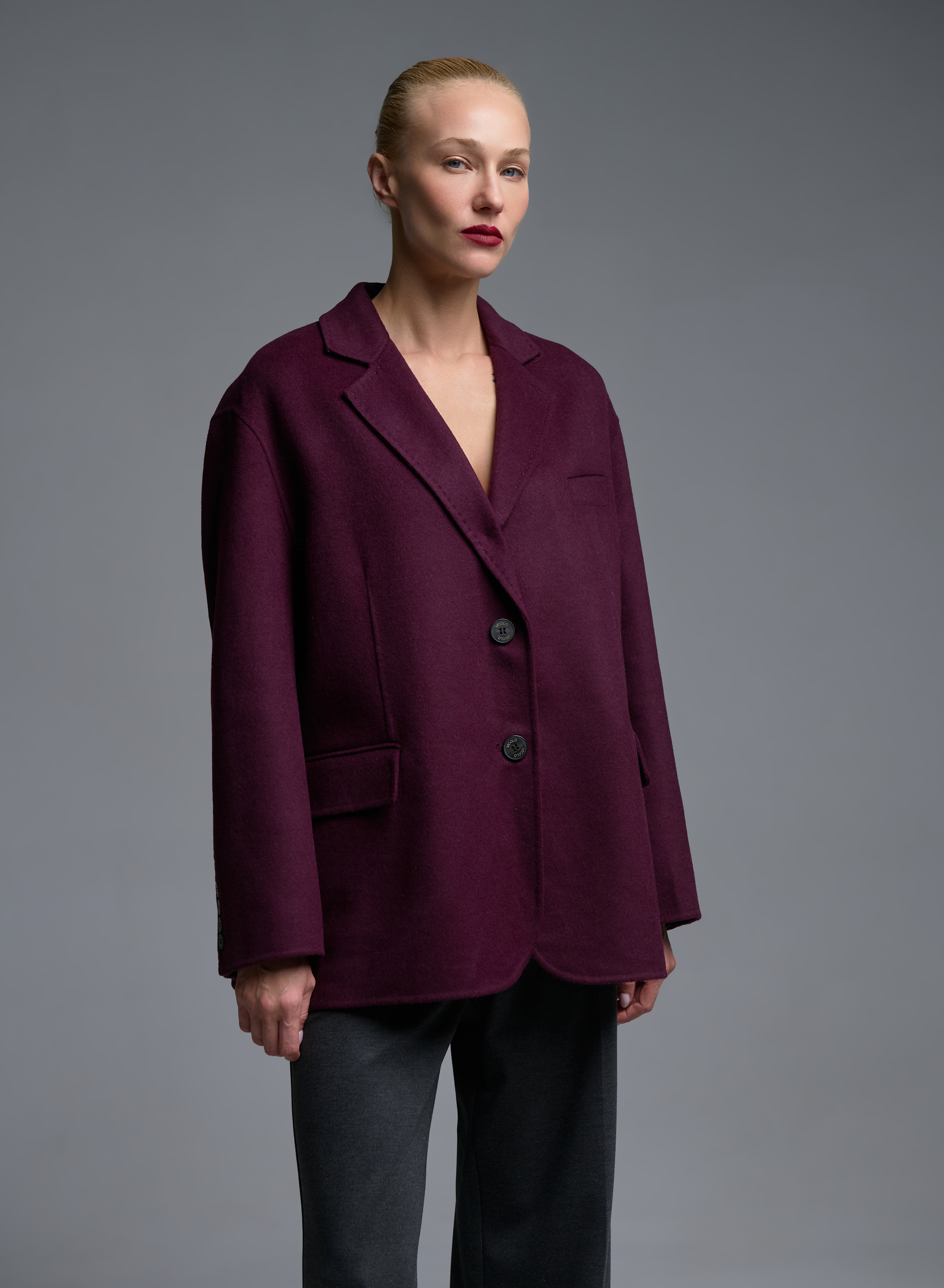 Bordeaux Cardigan Coat Vicolo - 2