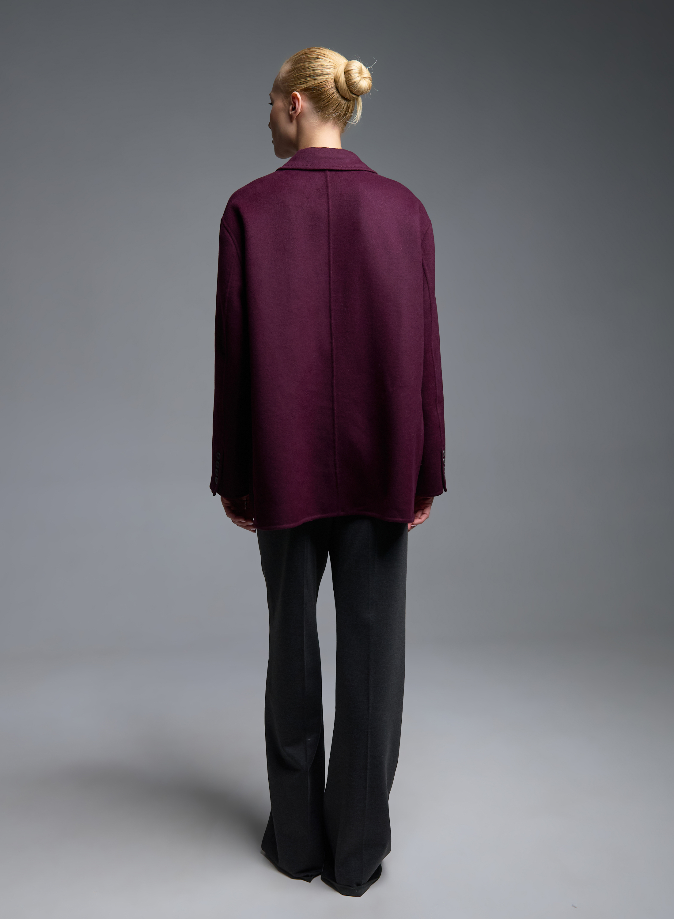 Bordeaux Cardigan Coat Vicolo - 6