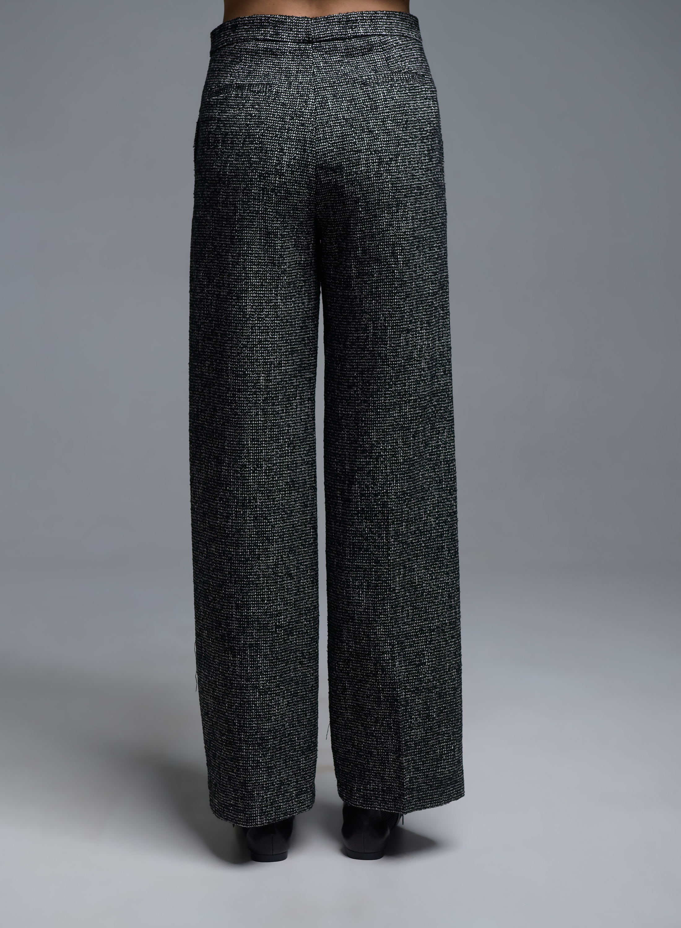 Grey straight fit Trousers Vicolo - 2