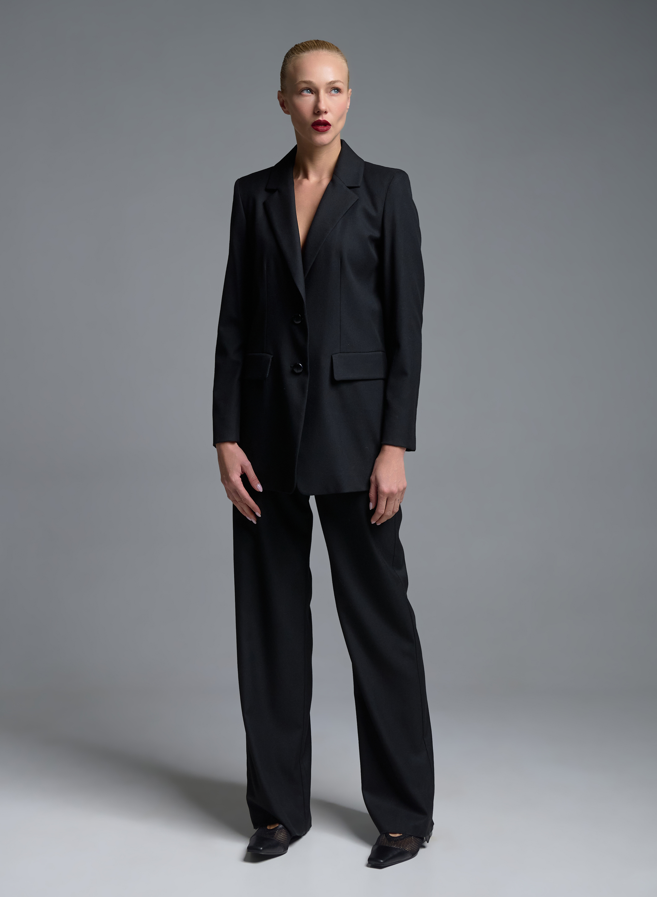 Black straight fit Trousers Emme Marella - 0