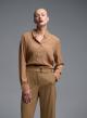 Camel silk-blend Shirt Emme Marella - 0