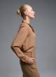 Camel silk-blend Shirt Emme Marella-5