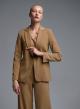 Camel single buttoned Jacket Emme Marella - 0