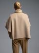 Camel Cape with zipper Emme Marella-5