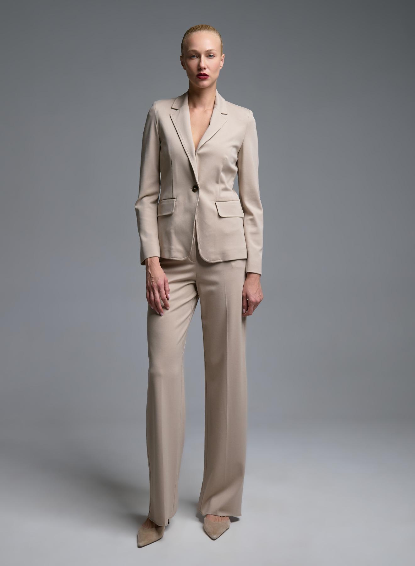 Beiges single buttoned Jacket Emme Marella - 2